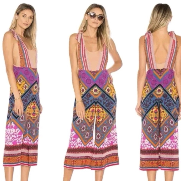 Free People Maritzah Jumpsuit Size 12 - Picture 3 of 9